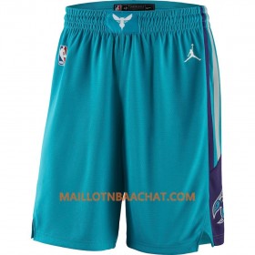 Charlotte Hornets Homme Shorts Bleu 2018-19 Jordan Brand Swingman